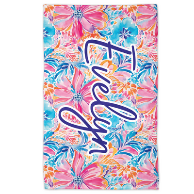 Bright Floral Towel