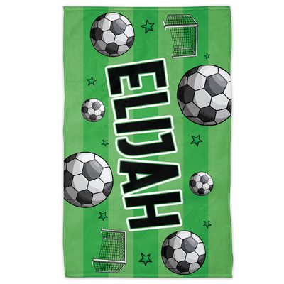 Soccer Name Towel