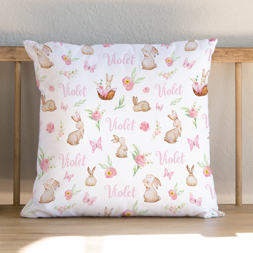 Spring Bunny Cushion