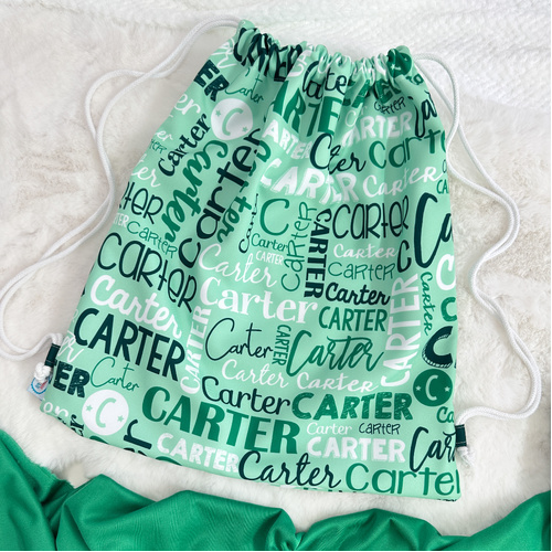 Modern Name Bag (Green)