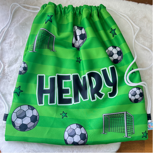 Soccer Drawstring Bag