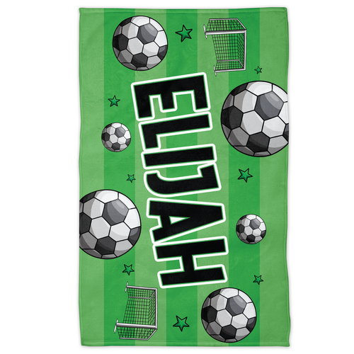 Soccer Name Towel